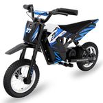 RCB TECH R9X Kids Electric Motorcycle, electric motorblike with powerful motor, 5/7.5/15.5 MPH Speed Modos, Range 9.3Miles, 12 inch pneumatic tires, Electric bikes for kids age 3-12