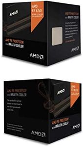 AMD FD8350FRHKHBX – FX-8350 CPU con Wraith Cooler AM3 + 125 W 4.0 GHz 16 MB Cache 32 nm Black Edition