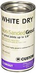 Custom Building Product WDG1 1lb White Non-Sanded Tile Grout - Pack of 3