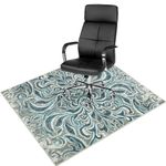 Anidaroel 48"x60" Chair Mat for Hardwood Floor & Tile Floor, Office Chair Rug for Rolling Chair, Desk Chair Mat for Hard Floors, Anti-Slip Computer Gaming Chair Mat, Easy to Roll