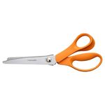 Fiskars Pinking Shears, Zig-Zag Edge, High Grade Stainless Steel Blades for Precision Cutting, Sewing and Crafting, Fabric Scissors, 8 Inches
