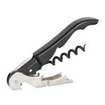 PULLTAP'S GENUINE Classic 500 Two-Stroke Corkscrew for Professional Use, Black, Patented and Made in Spain