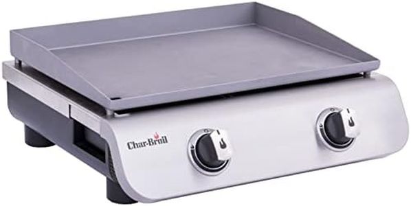 Char-Broil 19952085 22-inch 2-Burner Tabletop Gas Griddle, Gray