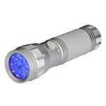 VARTA UV LED Torch with 3 x AAA Batteries, UV Light, for Checking and Verifying Banknotes, Fingerprints, Hygienic Aid, for Detecting Dirt Residues and Urine of Pets