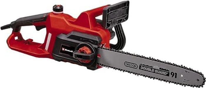 Einhell Sega a catena elettrica GC-EC 2040 (2000 W, lunghezza lama 40 cm, tensione della catena senza attrezzi, velocità massima della catena 15,5 m/s), rossa