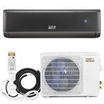 COSTWAY 18000 BTU Mini Split Air Conditioner & Heater, 21 SEER2 208-230V Inverter AC Unit Cools Rooms up to 1250 Sq. Ft, Energy Efficient Star AC w/Heat Pump