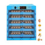 ZFF Egg Incubator with Automatic Egg Turning & Humidity Controller Digital Incubator for Hatching Eggs with Temperature Controller Home and Lab Incubator for 320 Chicken Quail Duck Bird Eggs Brooder