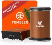 Tumbler Rolling Knife Sharpener™ - Knife Sharpening Made Easy - Rolling Knife Sharpening System for Kitchen Knives - Knife Sharpener Kit Offers 15 & 20 Degree Sharpening
