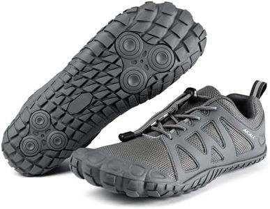 FREE SOLDIER AICALL Men's Lightweight Quick Dry Aqua Water Shoes Athletic Sports Hiking Shoes Beach Swimming, Gray, 11 AU