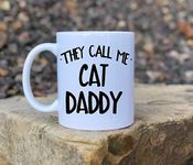 Cat Daddy Mug, Crazy Cat Guy Gift, Cat Mug, Dad, Pet Lover Gift, Funny Cat Dad Mug, Cat Lover Gifts