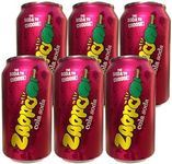 ZAPPO Cola Flavoured Soda - 350ml (Bulk Pack of 6 Cans)