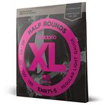 D'Addario ENR71-5 5-String Half Rounds Bass Guitar Strings - Regular Light 45-130, Long Scale