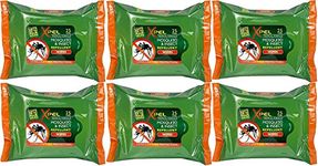 Xpel Insect Mosquito REPELLENT WIPES Tropical Formula 25 wipes (6)