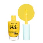 SUGAR POP Nail Lacquer – 04 Hello Yellow (Bright Yellow) | Dries in 45 seconds | Chip-resistant | Glossy Finish | High Shine | Nail Polish for Women