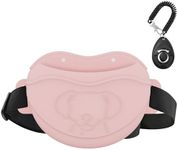 AWINNER Dog Treat Pouch - Premium Silicone - Upgrade 4 Strong Magnets Enhanced Magnetic Closure, Adjustable Waist Belt - Ideal for Puppy Training and Outdoor Walks (Pink)