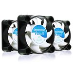 AABCOOLING Super Silent Fan 4 - Silent and Efficient 40mm Fan with 4 Anti-vibration Pads - Value Pack 3 Pieces, 12V, Quiet Fan, 3D Printer Fan, Silent Case Fan 17.9 dB(A), 4.9 CFM, 4500 RPM