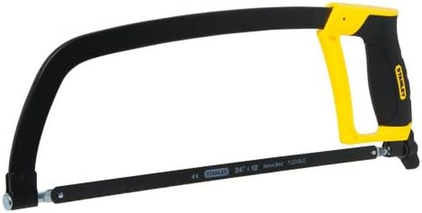 Stanley STHT20139L Rubber Grip Hacksaw Black