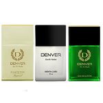 Denver Hamilton, Imperial & Black Code Aerosol Perfume - 70Ml Each (Combo Pack Of 3) | Long Lasting Eau Da Parfum Scent For Men