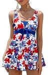 SHEKINI Women's Floral Print One Pi