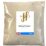 Hides Fine Foods - Baking Powder 500g - GMO Free - Suitable for Vegetarians - Raising Agent - Baking - Cakes - Pancakes - Cookies - Doughnuts - Scones