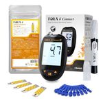 FORA 6 Bluetooth Total Cholesterol Test Kit | Home Cholesterol Monitor with 10 Test Strips
