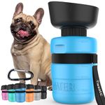 Pet Water Bottle for Dogs, Dog Water Bottle Foldable, Dog Travel Water Bottle, Dog Water Dispenser, Lightweight & Convenient for Travel BPA Free