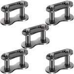 PAGOW 5PCS #41 Roller Chain Connecting Links, Master Manganese Steel Connector Heavy Duty for Bycicles, Mini Bikes, Motorcycles, Go-Karts, Home and Industrial Machinery