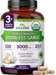 Zazzee USDA Organic Odorless Garlic