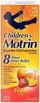 Motrin Children's Liquid Pain Relief, Reduces Fever for up to 8 hours, Ibuprofen, Fruit Flavour, Dye Free 120ml