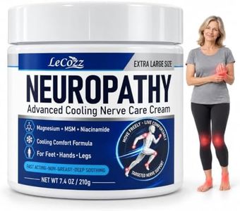 Neuropathy Cream for Feet & Hands, Cooling Nerve Pain Rlief Support, 7.4 oz