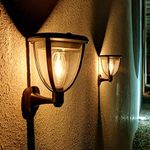 Lacasa 2 Pack Solar Wall Lights Out