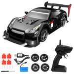 GoolRC 1/16 RC Drift Car Remote Control 2.4Ghz 4Wd 40Km/H High Speed Race Car - Waterproof Electric Toy for Boys, Kids Gift RTR, Black