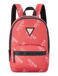 GUESS Unisex's Originals Logo Designer, Backpack, Work Bag, Tote, Red, One Size