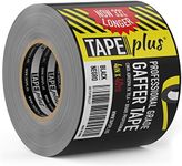 TapePlus Gaffer Tape - Huge Roll! 4 Inch x 40 Yards (120 Feet) Black Tape - GaffersTape Used for Gaff Tape, Duct Tape, Electrical Tape, Fabric Tape, Floor Tape, Book Binding Tape & More