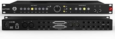 Satori Gen 2 High-End Monitoring Controller & R4S Remote | Mastering-Grade Audio Controller | Studio Controller w/Analog Summing, Talkback & 4 Headphone Amps Studio Monitors