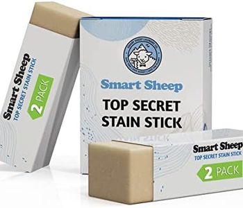 4 Pack Stain Stick - Stain Remover Bar for Clothes by Smart Sheep - Powerful Laundry Stain Remover - Formulated w/Natural Ingredients - Perfect for Food Drink Pet Grass & Blood Stains