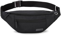 MAXTOP Large Fanny Pack for Women Men with 4-Zipper Pockets Gifts for Enjoy Festival Sports Workout Traveling Running Casual Hands-Free Water-Resistant Sling Waist Pack Bag Carrying of Phones