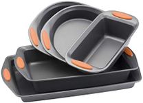 Rachael Ray Oven Lovin' Non-Stick 5-Piece Bakeware Set, Orange