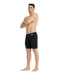 Arena Mens MEN'S TEAM SWIM JAMMER SOLID, Black-white, 34 EU