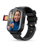 PunnkFunnk TrackNova 4G/5G Kids Smart Watch | HD Video & Voice Calling | Real-Time GPS | Safe Zone, SOS & Class Mode | Family Chat, Games | FaceLock | 800mAh Battery | Smart Watch for Kids - (Black)