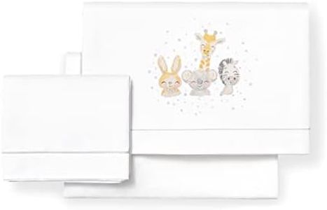 Interbaby Sábanas Minicuna 50 x 80 Bebé Algodón 100% (Bajera Encimera Funda Almohada) (Acuarela Gris)
