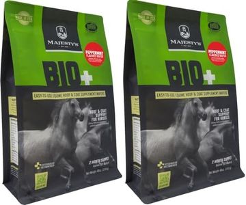 Majesty's Bio Plus Horse/Equine Hoof Peppermint Flavored Wafers (2 Pack (120 Count Total))