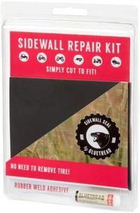 GlueTread Sidewall Tire Repair Kit - Fix Sidewall of Your Tire - Heavy Duty Larger Patch to Repair Larger Damage to Off-Road Tubeless Tires, Including Vehicle, ATV, UTV, SXS