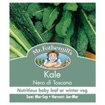 Mr Fothergill's 14928 Vegetable Seeds, Kale Nero Di Toscana