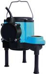 Little Giant 6-CIA 115 Volt, 1/3 HP 2760 GPH Cast Iron Submersible Sump Pump with Extended Leg Kit and Integral Diaphragm Switch, 10-Ft. Cord, Blue, 506162