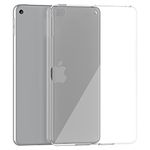 Asgens Case iPad Mini 4/5, Transparent Slim Silicone Case Flexible Soft TPU Tablet Computer Case for Apple iPad Mini 4 and iPad Mini 5 (2015/2019 Model, 4th/5th Generation)