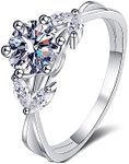 Beydodo Engagement Rings for Women 