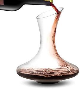 Nirgun Empex 1500 ml Wine Decanter Whiskey Decanter -100% Lead-Free Hand Blown Crystal Glass, Red Wine Carafe, Wine Aerator with Wide Base,Wine Accessories,Wine Gift, Set of 1 pcs