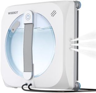 WISEBOT Window Cleaning Robot with AI Navigation, Triple Spray, Square Edge