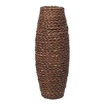 Hosley® Timeless Tranquility 24" High Wood and Grass Floor Vase Elevate Your Space with Natural Elegance Home Center Piece Decor